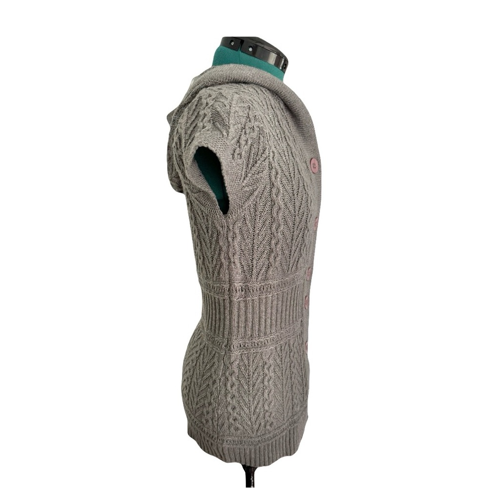 Fossil Hooded Cardigan Drop Waist - Picture 5 of 7